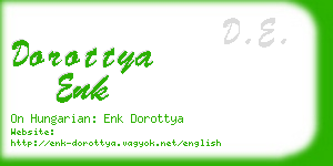dorottya enk business card